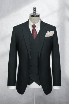 Bộ Suit Xanh Rêu Kẻ Caro Lớn Modern Fit TGS400